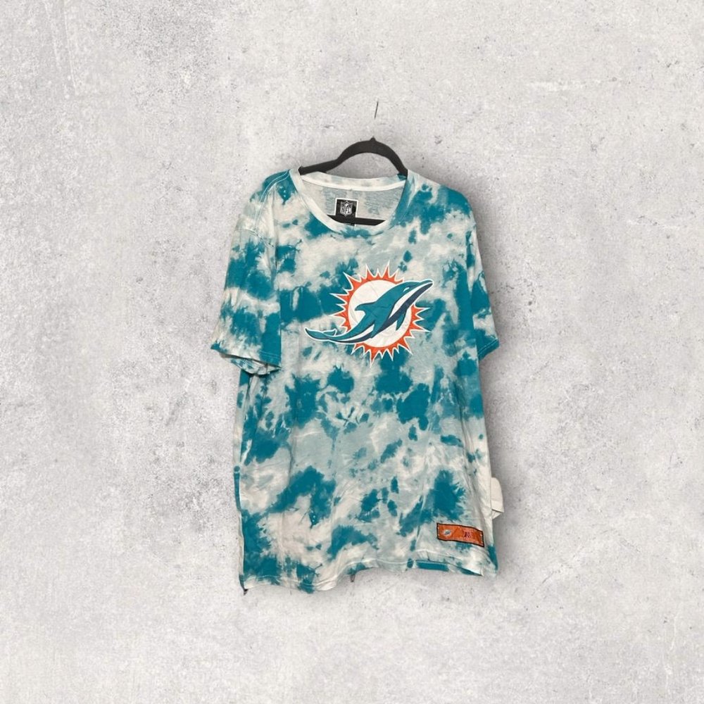 NEW WITH TAG Miami Dolphins All Over Print TEE